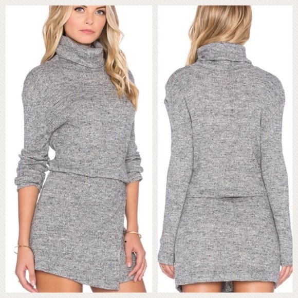 Free People Dresses & Skirts - Free People By the Fire Turtleneck Mini Dress